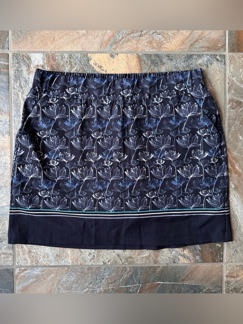 Kyodan Women’s Golf Skort Floral Print Athletic Skirt Size Medium